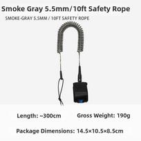Elastic Sup Board Foot Leg Rope 8 Colors Surfing Stand Leash  for Training Exercise violetinė