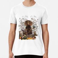 German Spaniel, Wachtelhund Premium T-Shirt S to 4xl Made in the AU/USA T-Shirt L beige