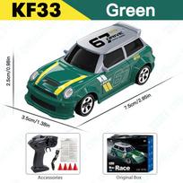 KF33 1:64 2.4G High speed Drift Rc Car 4WD Remote Control Car Four Wheel Drive Radio Controlled Mini Racing Model Boy Toy Gift black