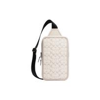 COACH Sullivan Calfskin Sling Bag, Fanny Pack, Crossbody Bag Small Men's Ivory Gray CJ583-QBVRL One Size 1