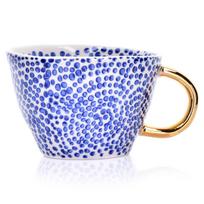 Stoneware Mug with Polka Dots, & with, SIREN DUKA 300 ml mėlyna