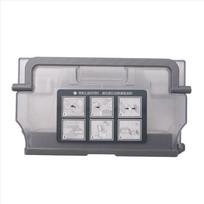Robot Vacuum Cleaner Dust Box Bin Filter for Robotic Vacuum Cleaner Parts Accessories gray