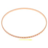 Mediniai ratai Pasidaryk pats audimo įrankiai Apvalus medinis mezgimo staklių rinkinys Rankų darbo sieniniai kabinami amatai Namų sodo sienos dekoracija 29CM white