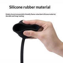 Type 2 Electric Vehicle Charger Plug Cover UV Resistant PVC Protector Dust Proof Weatherproof for All Type 2 EV Owners Daily Use one size black