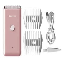 Cordless Dog Clipper Rechargeable Pet Hair Trimmer Low Noise Professional Cat Puppy Grooming Haircut Machine Electric Cutters rožinė
