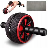 Treniruoklis pilvo presui, Abdominalinis ratas Roller + mažas kilimėlis