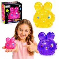 Triušio formos sensorinis antistresinis žaislas squishy 7 cm