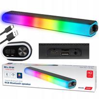 Kompiuterinės kolonėlės, BLOW MS-33 žaidimų garso kolonėlė (soundbar) su LED RGB apšvietimu, USB, 14W