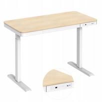 Elektrinis aukščio reguliuojamas stalas Spacetronik Astrid 118 × 60 cm su talpiu stalčiumi