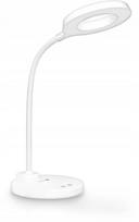 Connect IT GLOW balta LED stalinė lempa, 3 ryškumo lygiai ir 3 šviesos temperatūros