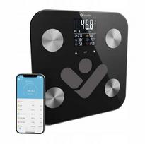 Išmaniosios kūno sudėties svarstyklės TrueLife FitShape S6 BT Black su Bluetooth ir BMI