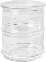 Ferm Living Laikymo indai su dangteliu Boya 10,5 cm, permatomi, 2 vnt.