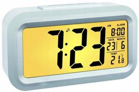 Skaitmeninis radijo bangomis valdomas TFA žadintuvas su LCD ekranu ir apšvietimu, 138 × 48 × 79 mm