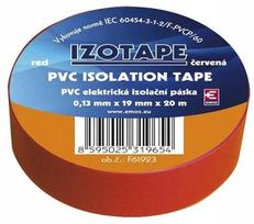 Emos PVC izoliacinė juosta laidams, raudona, 19 mm × 20 m
