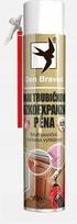 Den Braven mažai besiplečiančios montavimo putos, 500 ml