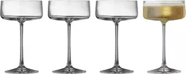 Lyngby Glas Krystal Zero šampano taurės 260ml 4 vnt