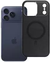 Dėklas Oem Case for iPhone 18 Pro Max / 17 Pro Max Gentleman Mag Cover compatible with MagSafe juodas