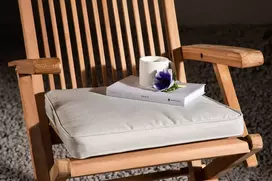 Venture Design Sėdynės pagalvėlė Nairobi, smėlio spalvos, poliesteris