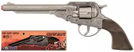 Pulio Kaubojiškas revolveris, metalinis, 8 šoviniai, gonher 88/0