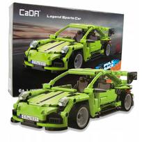 CaDA konstruktorius „Legend Sports Car“ – lenktyninis automobilis su pull-back pavara, 387 detalės