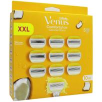 Gillette Venus ComfortGlide Coconut Olay Replacement Heads skutimosi peiliukai, 10 vnt.