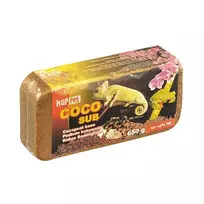Happet kokoso substratas ropliams smulkus, suspaustos 650g