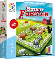 Smart games - Smart Farmer, dėlionės žaidimas su 60 iššūkių, 4+ metų