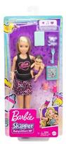 Lėlė auklė su vaiku Barbie
