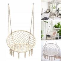 Sūpynės „Boho“ stiliaus kabantis krėslas sodui