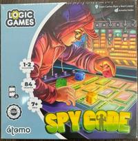 Spy code loginis žaidimas, žaidimas 1 žaidėjui, nuo 7 metų, žaidimas mąstymui, logikai, dėmesiui ir protiniam skaičiavimui