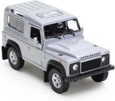 Toyland® 10 cm (4 colių) lieto metalo modelis Land Rover Defender žaislinis automobilis - žaislinės transporto priemonės (sidabrinis)