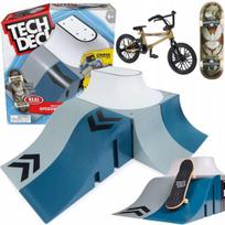 Tech Deck Xconnect speed wave fingerboard ir bmx fingerbike pradinis rinkinys + rampa real cult