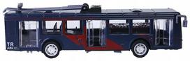 Autobuso modelis 1:80, 16cm, su garsu, šviesomis ir atidaromomis durimis