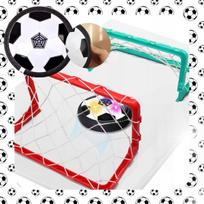 Didelis skraidantis levituojantis futbolo kamuolys Hoverball + 2 x vartai su garsu