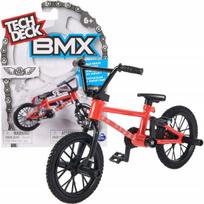 Mini Bmx dviratis Se Bikes Fingerbike raudonas + Tech Deck lipdukai