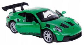 Porsche 911 Gt3 Rs 992 model metalowy Welly 1:34-39 zielony