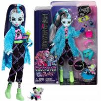 Lėlė Monster High Frankie Stein - Pižamų vakarėlis, 29 cm