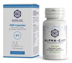 Alpha-CAT CBD kapsulės – 1800 mg CBD, 60 × 30 mg