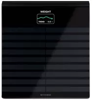 Withings BODY SCAN, Elektroninės asmeninės svarstyklės, 200 kg, 50 g, Juodos, 5kg, kg, lb, ST