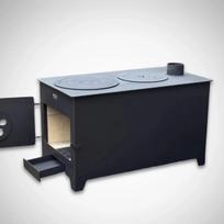 Krosnelė - buržuika 10kW su 2 rinkėmis ir šamotų