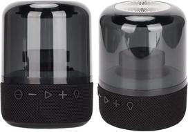 Goshyda nešiojama bluetooth kolonėlė, spalvingas stiklo stereo garsas, belaidė 1200mah kolonėlė, usb maitinimo šaltinis su 3 šviesos režimais, skirta namams, laukui, kelionėms
