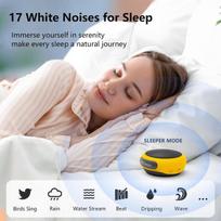 Nešiojama bluetooth kolonėlė, belaidė riešo kolonėlė bėgiojimui, kolonėlės laikrodis su mikrofonu, baltojo triukšmo įrenginys (17 garsų), atspari vandeniui, kolonėlė žygiams ir lauko sportui