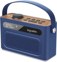 Inscabin M60 nešiojamas Dab/dab + Fm skaitmeninis radijas/nešiojama belaidė kolonėlė su bluetooth/stereo garsas/dvigubas garsiakalbis/dvigubas žadintuvas/baterija/gražus dizainas (mėlyna)