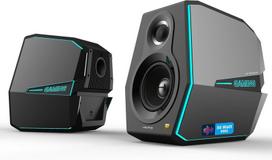 Edifier G5000 žaidimų kolonėlė su bluetooth 5.0 (aptx Hd, Aptx, Sbc), trimis reguliuojamais garso režimais ir rgb apšvietimu tobulai žaidimų atmosferai, hi-res audio sertifikuota