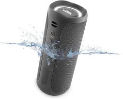 Vieta Pro galingas bluetooth garsiakalbis, atsparus vandeniui, 10 valandų baterija, mikrofonas ir fm radijas. nešiojamas garsiakalbis, didelis true wireless, aux-in, usb, balso asistentas ir apšvietimo sistema