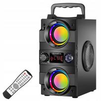 Bluetooth kolonėlė 40w nešiojama su apšvietimu belaidė stereo bass