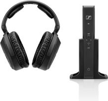Sennheiser Rs 175 Skaitmeninės belaidės ausinės virš ausų - žemų dažnių stiprinimas ir erdvinis garsas namų ir Tv pramogų sistemoms, juodos