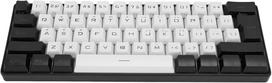 Xumiuziy 60% laidinė žaidimų klaviatūra, Mi Ni žaidimų klaviatūra su mechaniniu pojūčiu, itin kompaktiška klaviatūra su Rgb apšvietimu ir 61 klavišu, ergonomiška klaviatūra kompiuteriui, balta
