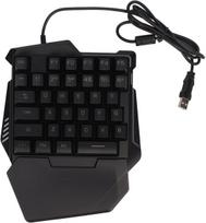 Vikye vienos rankos žaidimų klaviatūra, rgb apšvietimas, 35 klavišai, tyli klaviatūra, ergonomiškas dizainas, profesionali usb žaidimų klaviatūra, skirta pc