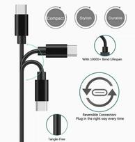 Aiivioll Usb C įkrovimo laidas, skirtas Sennheiser Momentum True Wireless 1, 2, 3 ausinėms, Hd 450bt, Cx 400bt, Momentum 3 ir 4 ausinėms, Usb A į Type C pakaitinis greito įkrovimo laidas (1m/juodas)